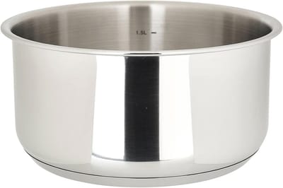 Roestvrijstalen Steelpan met Afneembare Handgreep - 18 cm - Voor Inductie en Alle Warmtebronnen