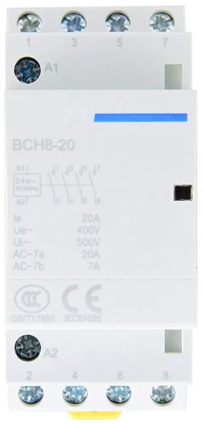 Dailygoods - AC Switch - 4-polige schakelaars - Veiligheid en gebruiksgemak - 220V/230V - Compact en stil - Geschikt voor huishoudelijk gebruik - Din...