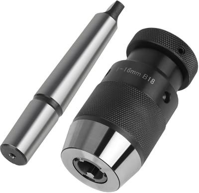 Store_9 - Snelspanboorhouder - Boorkop voor draaibank - Precisie en efficiëntie - 1-16 mm - Geschikt voor boormachine en draaibank - Ideaal voor ho...