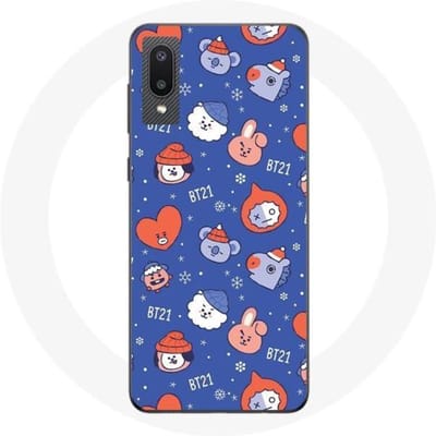 Coque - MANIACASE - Samsung Galaxy A02 - BTS Bangtan Sonyeondan BT21 - Noël 2023 - Souple