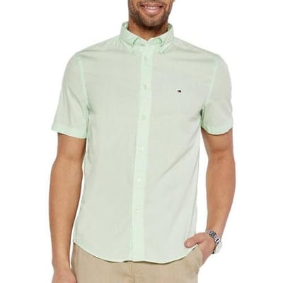 Overhemd Korte Mouw Tommy Hilfiger Flex Poplins