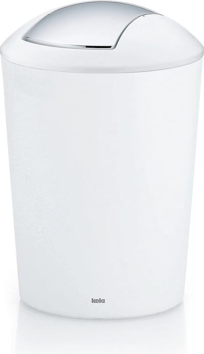 Marta Afvalemmer Swing - 5 l - Wit - Kela