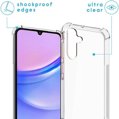 imoshion Hoesje - Geschikt voor Samsung Galaxy A15 (4G) / A15 (5G) - Backcover met koord - Rosé Goud