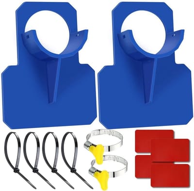 2 stuks slanghouders voor zwembad, buishouder, kunststof zwembadbuishouder, zwembadaccessoires, slanghouder