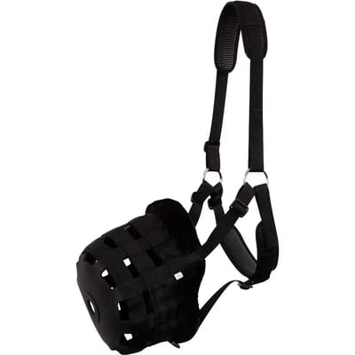 BR Graasmasker Artificial Fur Pony Zwart