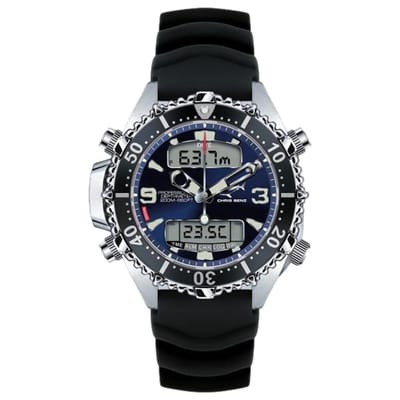 Chris Benz - CB-D200X-D-KBS - Duikershorloge - Unisex - Quartz