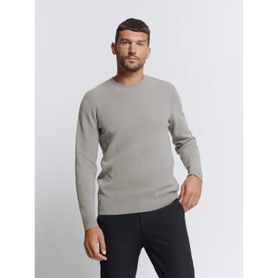 No Excess Pullover Crewneck Chenille Grey  XL