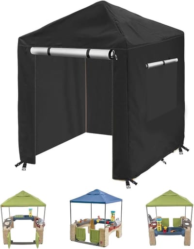 Speelhuis Hoes - Tuinhuisje Cover - Buitenspelen Beschermen - Waterdicht Stofdicht - 142x142x153cm - Meerkleurig