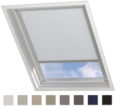 Dakraam Rolgordijn Trend - Verduisterend - White - voor Velux: SK06