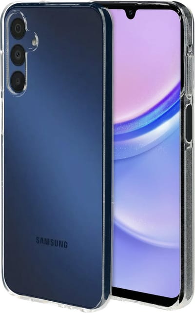 Mobiparts hoesje geschikt voor Samsung Galaxy A15 - Zacht TPU - Schokabsorberend TPU - Grip Coating - Transparant