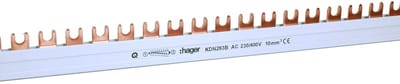 Hager KDN263B KDN263B Phase busbar 2-polig 1000 mm 1 stuk(s) Piece