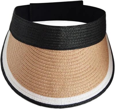 Bianca Visor – Zonneklep Dames Verstelbaar UV Werend House of Ord - Maat: M-L: 58 cm - Tri-Color