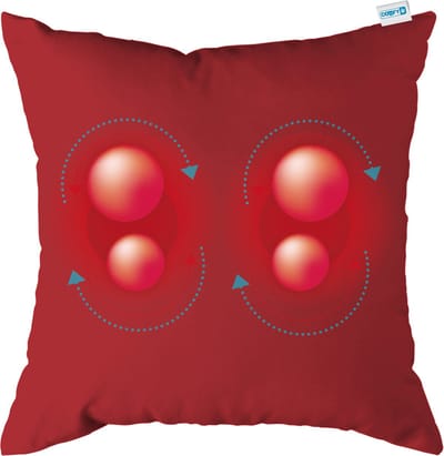 Comfy massagekussen | bordeaux | massage apparaat met infrarood warmtefunctie | adapter voor auto