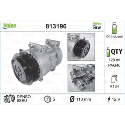 Compressor airconditioning VALEO 813196