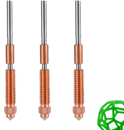 3D-printermondstukken - Set van 3 met verschillende nozzle maten (0,4mm, 0,6mm, 0,8mm) voor snelle afdrukken