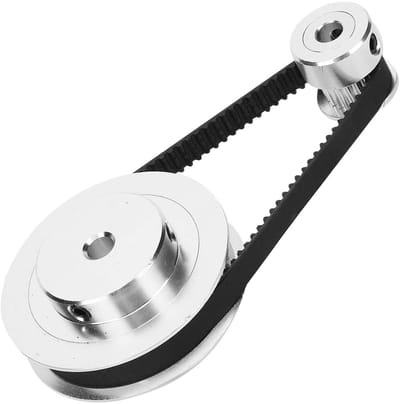 Dailygoods- Synchrone Schijf Aluminium - 20/60 Tanden - 6 mm Boring - Timing Riemschijf - Duurzaam - Hoogwaardige Kwaliteit - Tandriemschijf