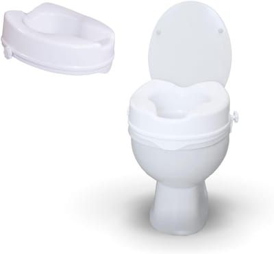 Verstelbare toiletverhoger zonder deksel - 10 cm hoog