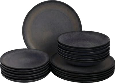 Palmer - Houston – Borden Set - 18 delig - 6 personen – Grote & Kleine Borden – Diepe borden