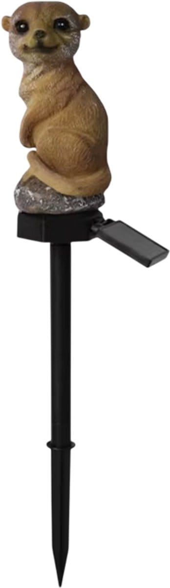 Zonne-LED Tuinverlichting op Grond – Decoratieve Dieren Tuinlamp, Sfeerverlichting Buiten met Zonne-energie voor Tuin, Binnenplaats en Padverlichting - Kort