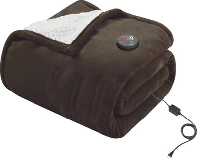 Warme Elektrische Deken 130 x 180 cm met 10 Warmtestanden en 9-Uur Auto-Off Timer