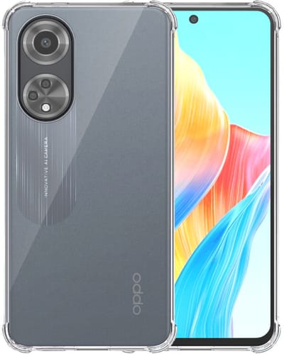 Smartphonica Telefoonhoesje Geschikt voor Oppo A1 / A98 / F23 Transparant Schokbestendig - Shockproof TPU SIliconen Backcover Case met Stootrand Doorzichtig geschikt voor Oppo A1;Oppo A98;Oppo F23