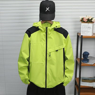 Nieuwe Outdoor Jassen voor Mannen en Vrouwen, Bergbeklimmingsjassen, Ademende Windjacks, Sportjassen 5XL yellow