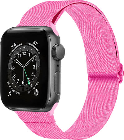 Bandje Geschikt Voor Apple Watch Bandje 38/40/41 mm Nylon Horloge Band Verstelbare Gesp - Geschikt Voor Apple Watch 1-8 / SE - 38/40/41 mm Nylon - Roze