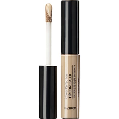 The Saem - Cover Perfection Tip Concealer SPF28 PA++ - 6.5g - 01 Clear Beige