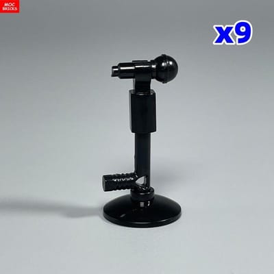 MOC Blokken Keukengerei Microfoonstandaard Muziekbar Scène 90370 Filmzanger Bouwstenen ZELF MAKEN Poppen Speelgoed Ideaal Voor Kinderen