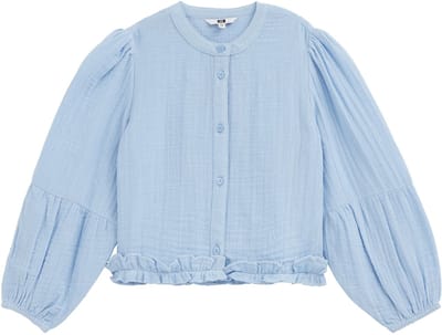 WE Fashion Meisjes blouse met structuur