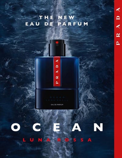Prada Luna Rossa Ocean Eau de Toilette 100ml + Eau de Toilette 10ml (giftset)