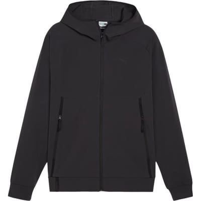 Puma tech track jacket wv in de kleur zwart.