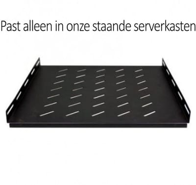 DSIT Zware lasten legbord voor 600mm diepe serverkast - 1U - 100 kg - serverbehuizing - serverrack