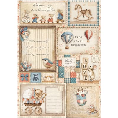 Motief strozijde "Baby - Cards"