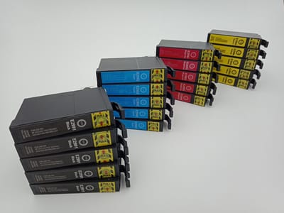 KATRIZ® huismerk inkt voor Epson 5x T2991XL BK  + 5x T2992XL C +5x T2993XL M + 5x T2994XL Y |(20stuks) - Met chip