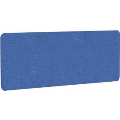 Akoestische bureauscherm AKUSTIX Vario, geluidsabsorptieklasse B, dikte 18 mm, zonder beugels, B 1600 x H 600 mm, PET-vilt, blauw