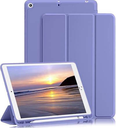 Hoesje geschikt voor iPad Air 2/1 9.7 inch 2013/2014 Hoes Standaard Tri Fold Case Smart Cover