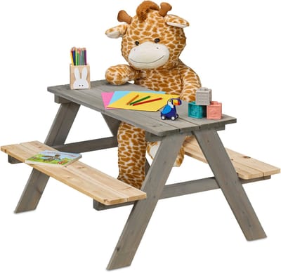 Picknicktafel kinderen - 51 x 90 x 78 cm - zithoogte: 28 cm - hout