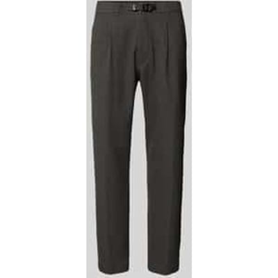 Tapered bandplooibroek met viscose