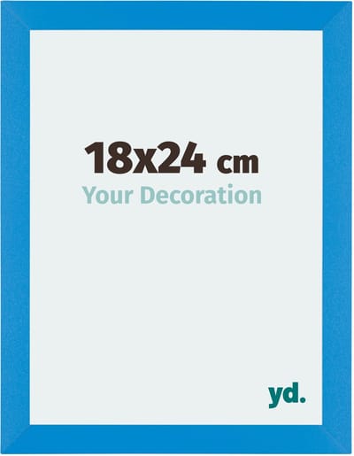 Your Decoration - Fotolijst 18x24 cm - MDF - Helder Blauw - Mura