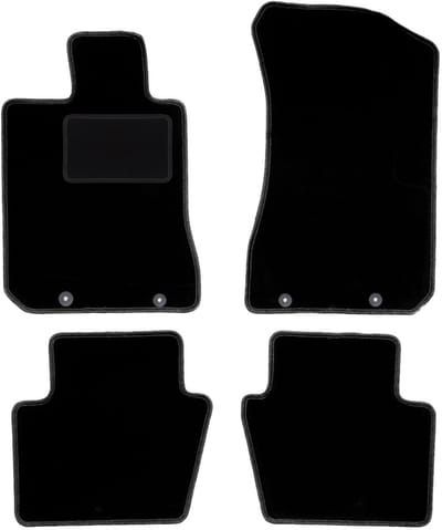Zwarte veloursmatten voor: Honda Legend IV sedan (2004-2012)