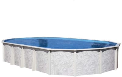 Interline Stalen zwembad Diana Ovaal 7,30 x 3,60 m Basis Pakket