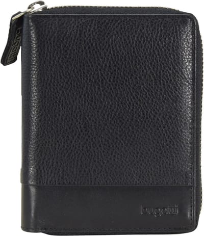 Bugatti Atlanta Portemonnee Leer 10 cm - Jongens - Staand formaat - schwarz