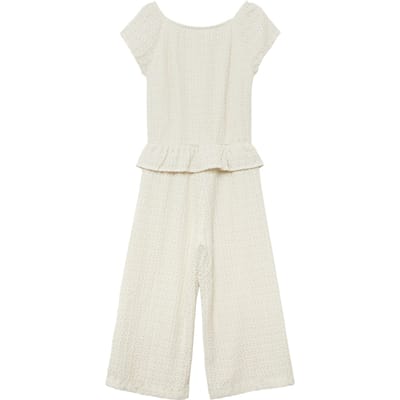 s.Oliver Overall Offwhite Maat: 98 | Jurken Outlet | Unisex | Wit