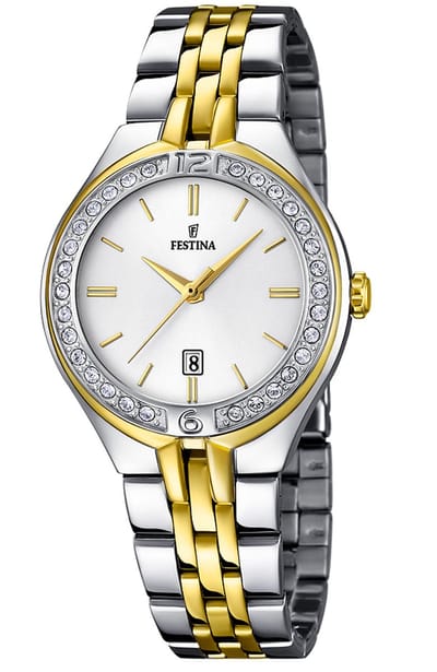 Festina F16868/1 Mademoiselle - Horloge- Staal - Bicolor - 32.5 mm