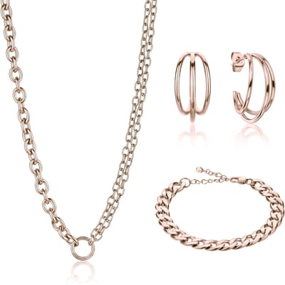 Ketting, armband en oorbellen set Isabella Ford Chelou