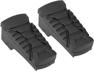 Voetsteun Rubber Platen - Motorfiets Voetsteunen - Comfortabel Rijden - Antislip Ergonomisch - 9.2 x 4.2 cm - Zwart