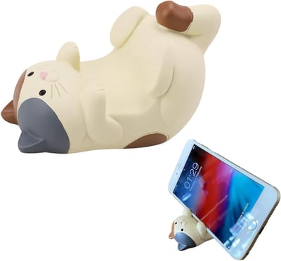 Grappige Kat Telefoonhouder, Schattige Kat Hoofd, Universele Telefoonhouder voor Mobiele Telefoons, Perfect voor Dierenliefhebbers