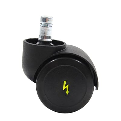 5x Rolo ESD 10mm/50mm - Bureaustoelwielen - Mehrfarbig - Metaal, Kunststof