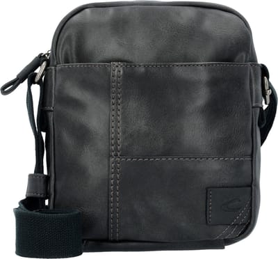 camel active Schoudertas Laos Shoulder Bag Black Zwart
